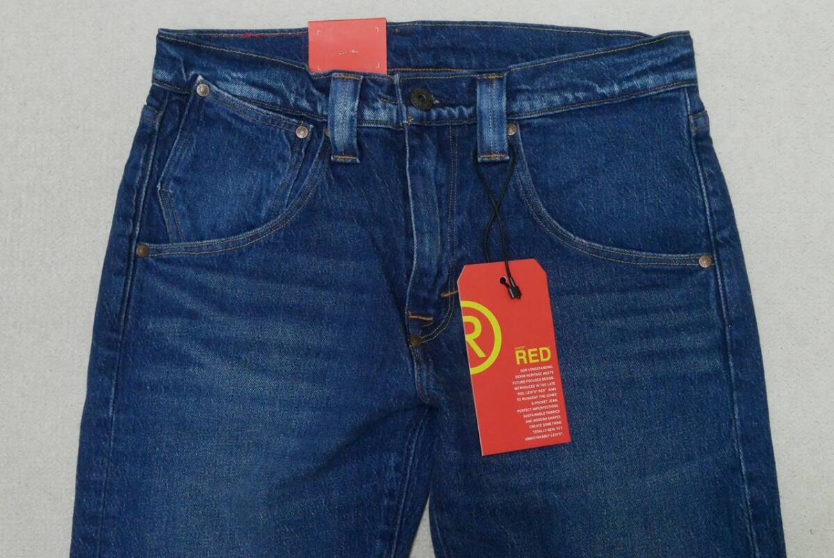 新品リーバイスA2687-0001 W30 Levi's Red LR 502 テーパー MISSISSIPPI RIVER BLUE インディゴ・ダークユーズド ストレッチデニムの画像2