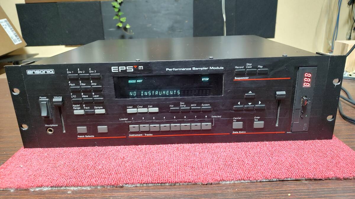 Ensoniqen Sonic EPS-M [ basis operation verification ending ] sampler 