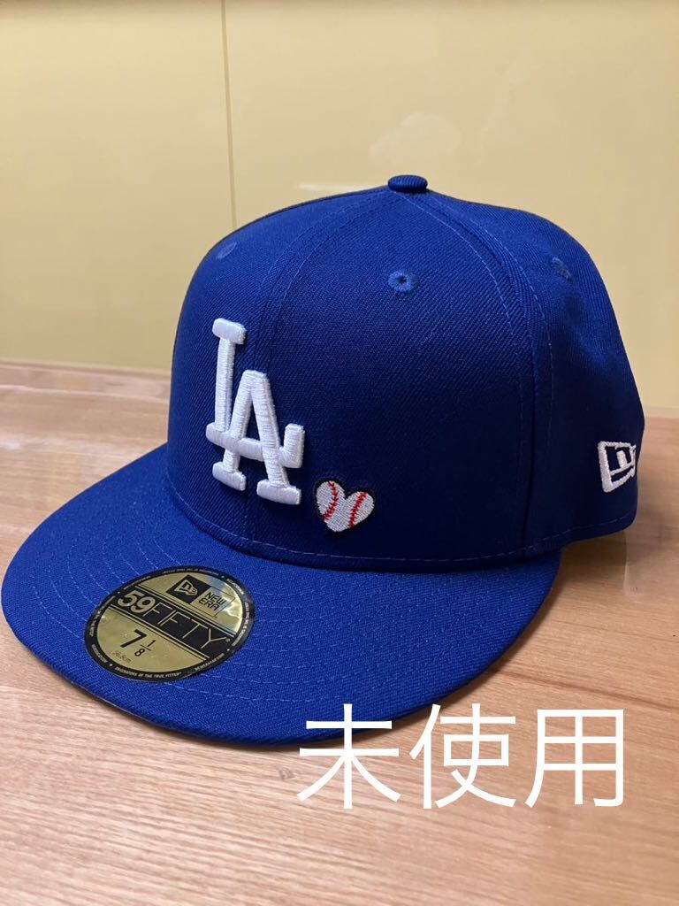 新品未使用 NEW ERA ドジャース キャップ ハート柄 DODGERS 新品未使用 NEW ERA ドジャース キャップ ハート柄 DODGERS