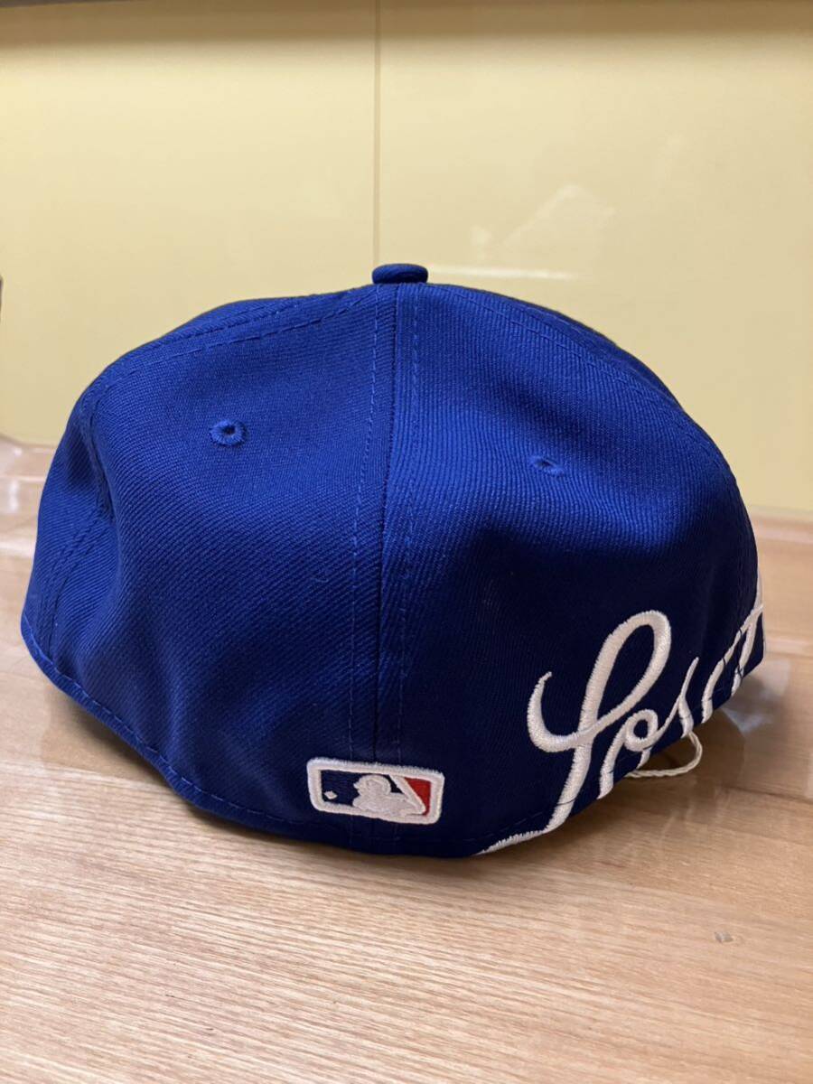 新品未使用　NEW ERA DODGERS キャップ　ドジャース　ニューエラ　7 1/4 57.7cm 大谷翔平 帽子 山本由伸_画像4