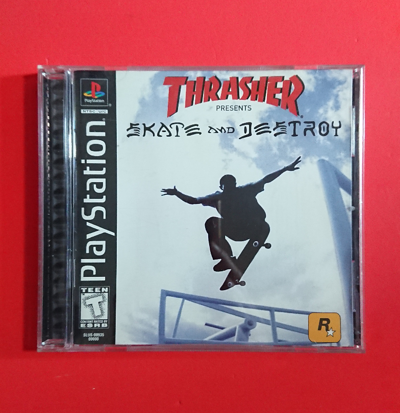 【PS】希少★北米版(NTSC/U/C)★THRASHER Presents Skate and Destroy(スケート アンド デストロイ)★即決(24.3_画像1