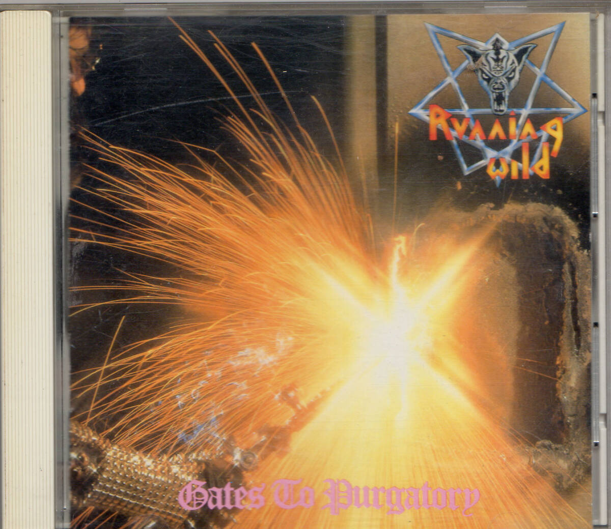 ★レア　RUNNING WILD　1st&2nd　GATES　TO　PURGATORY　/　BRANDED　AND　EXILED国内盤、廃盤_画像1