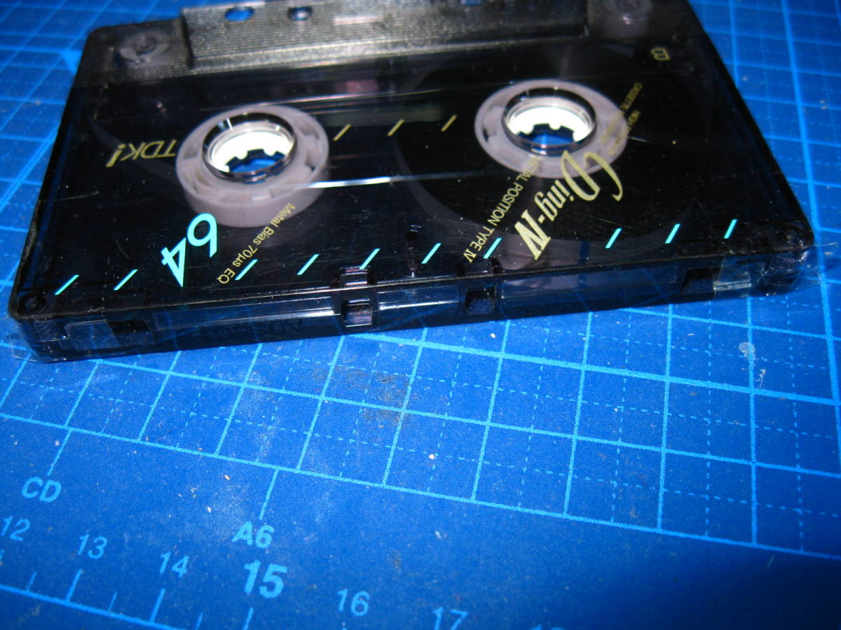 使用済み 中古　 カセットテープ　TDK　CDing-4　Type4　メタル　64分 1本 爪なし　No.9697_画像3