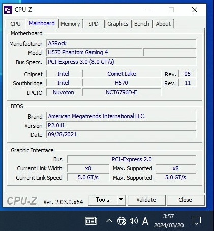 ASRock H570 PHANTOM GAMING4 LGA1200 ATXマザーボード_画像3