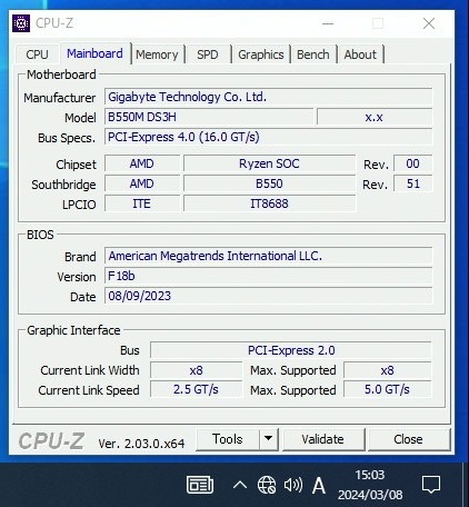 GIGABYTE B550M DS3H AM4 motherboard 