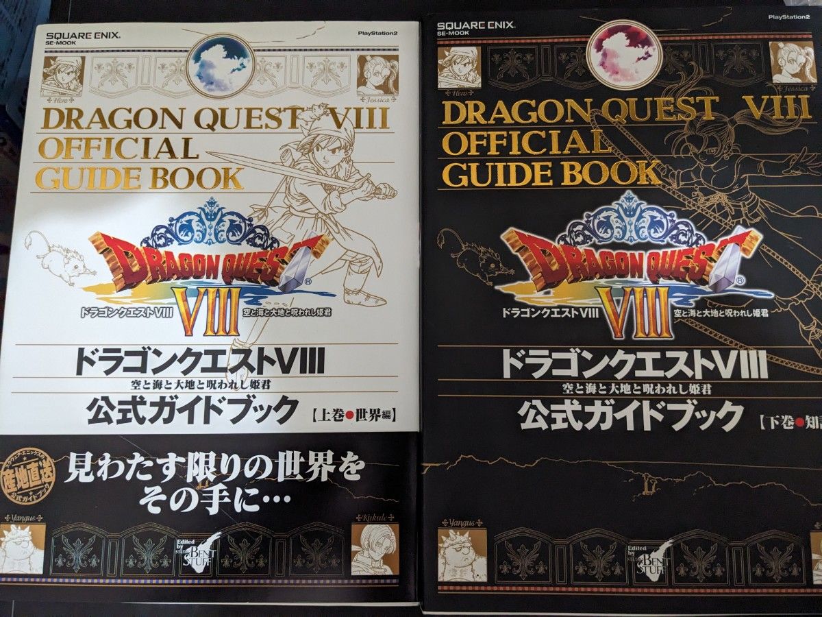 ドラゴンクエストVIII　空と海と大地と呪われし姫君　公式ガイドブック　2冊セット