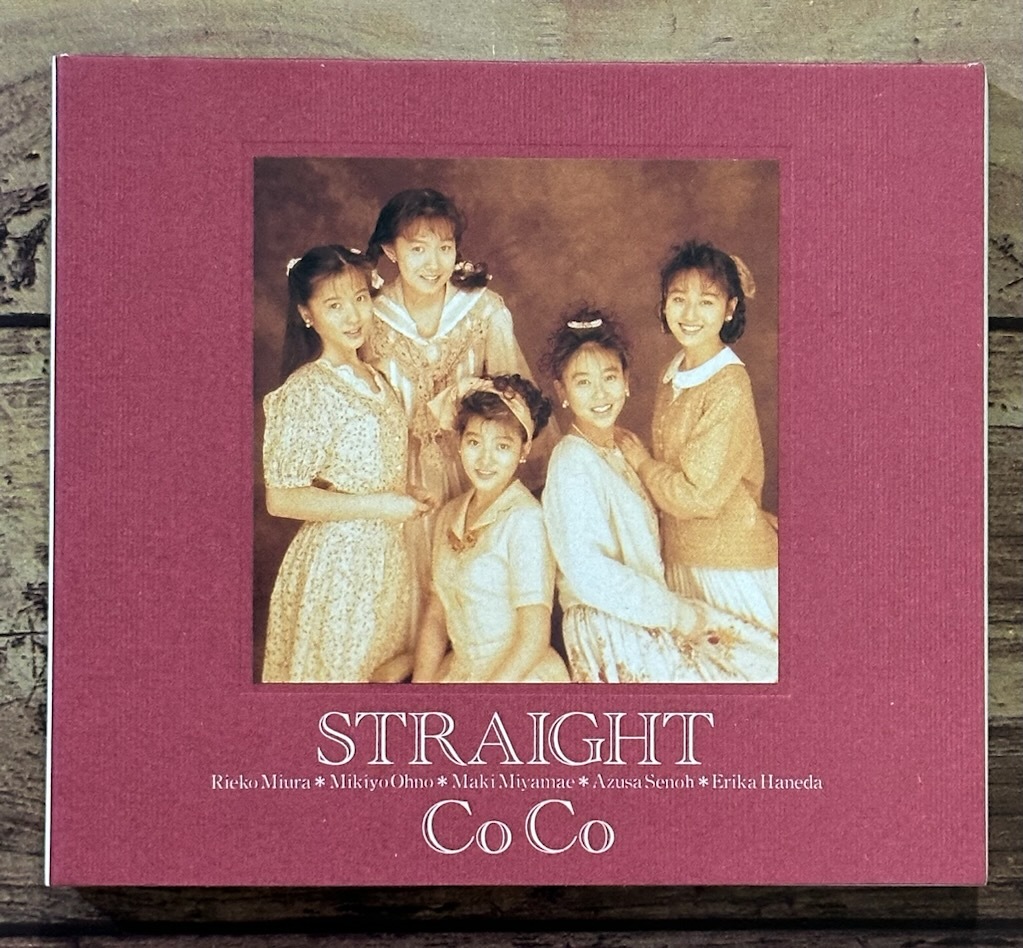 ★初回デジパック仕様「STRAIGHT」CoCo（乙女塾/宮前真樹 羽田惠理香 大野幹代 三浦理恵子 瀬能あづさ）_画像1