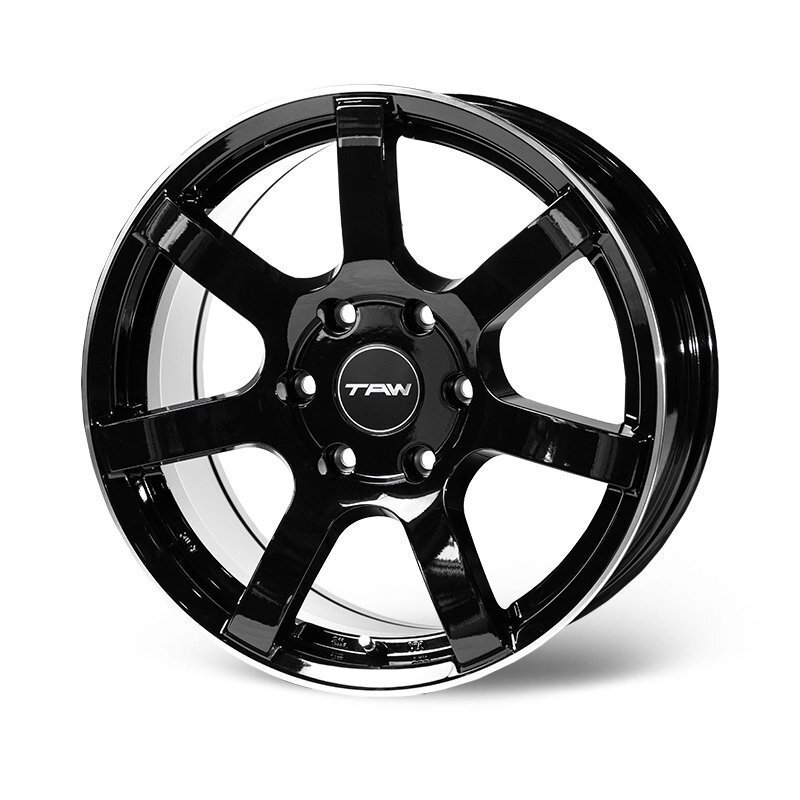 数量限定 \1スタート 200系ハイエース ホイール TAW Styling6 18X8.0J +37 6H139.7 グロスブラック/リムマシニング ホイール4本セット 18イ_画像4