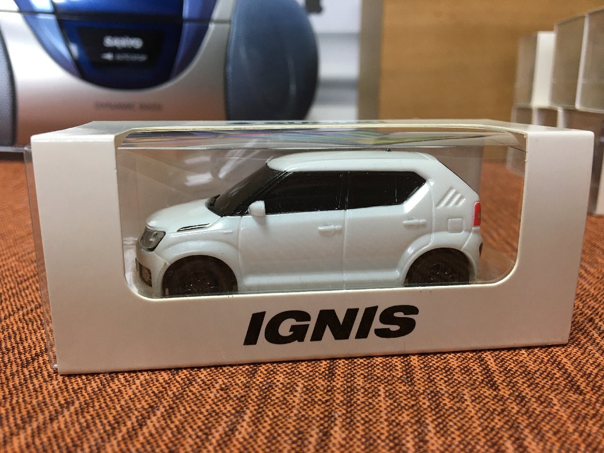 ⑦220円送料～SUZUKI イグニス プルバックカー 非売品 IGNIS スズキ ミニカー 未使用品 専用ケース コレクション 自動車 現状お渡し_スズキ イグニス プルバックカー 非売品