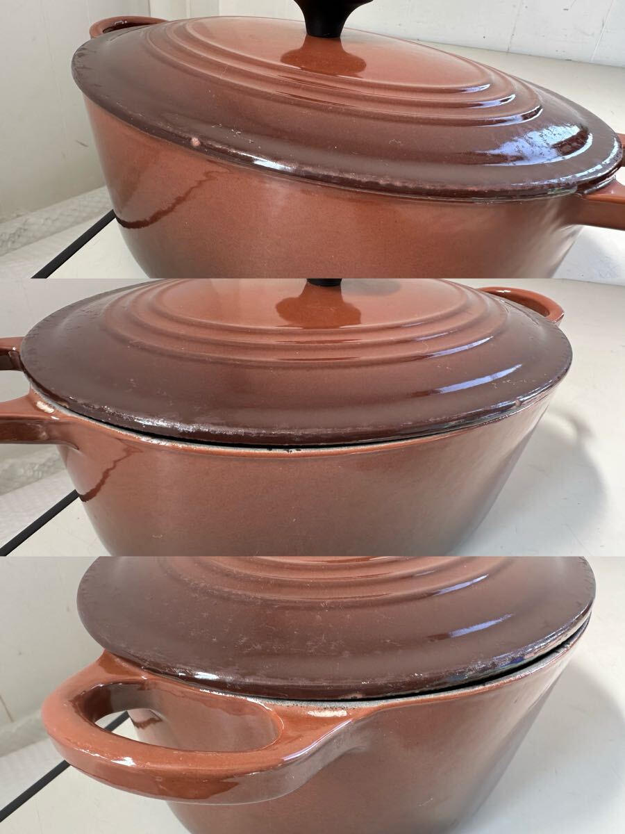 LE CREUSET 両手鍋 25cm 3/8（1）_画像8