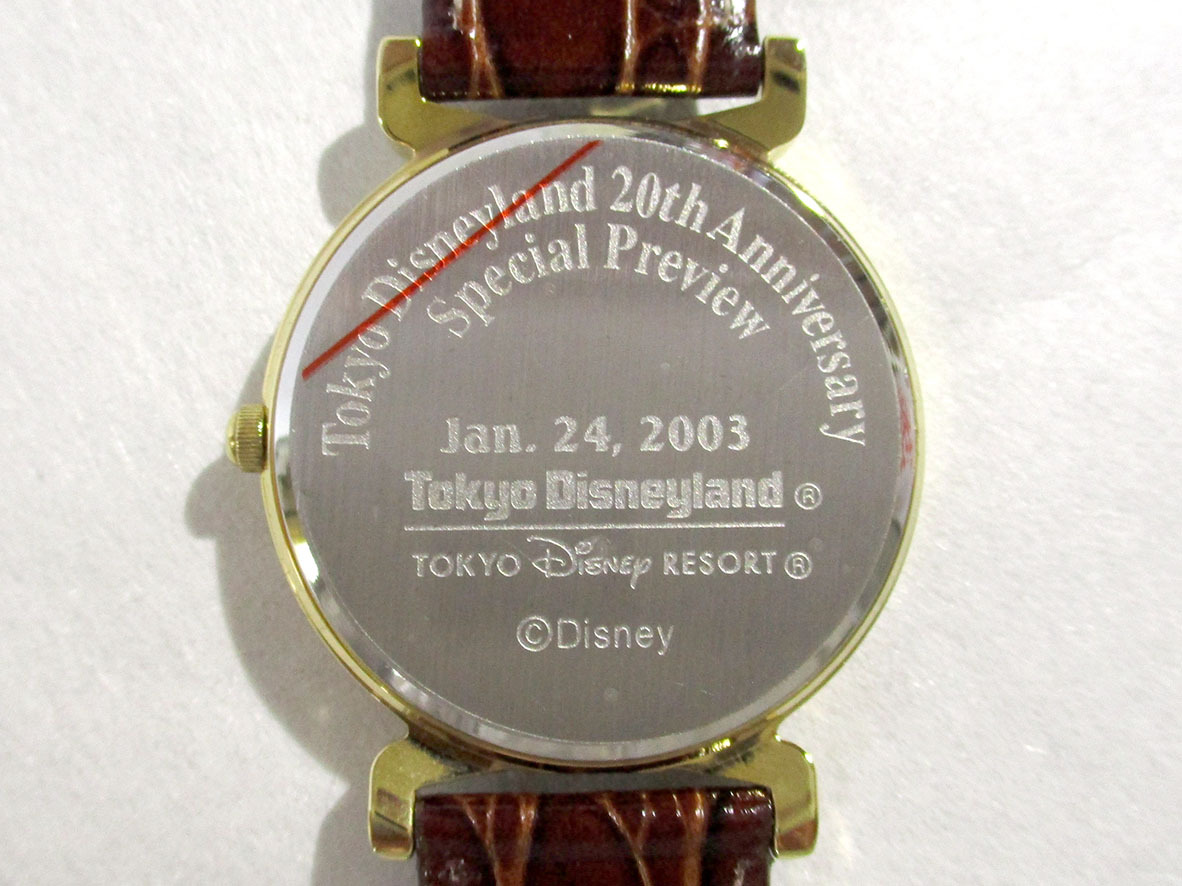 Disney★ディズニー Tokyo Disneyland 20th Anniversary クォーツ 腕時計★S9374-3の画像3