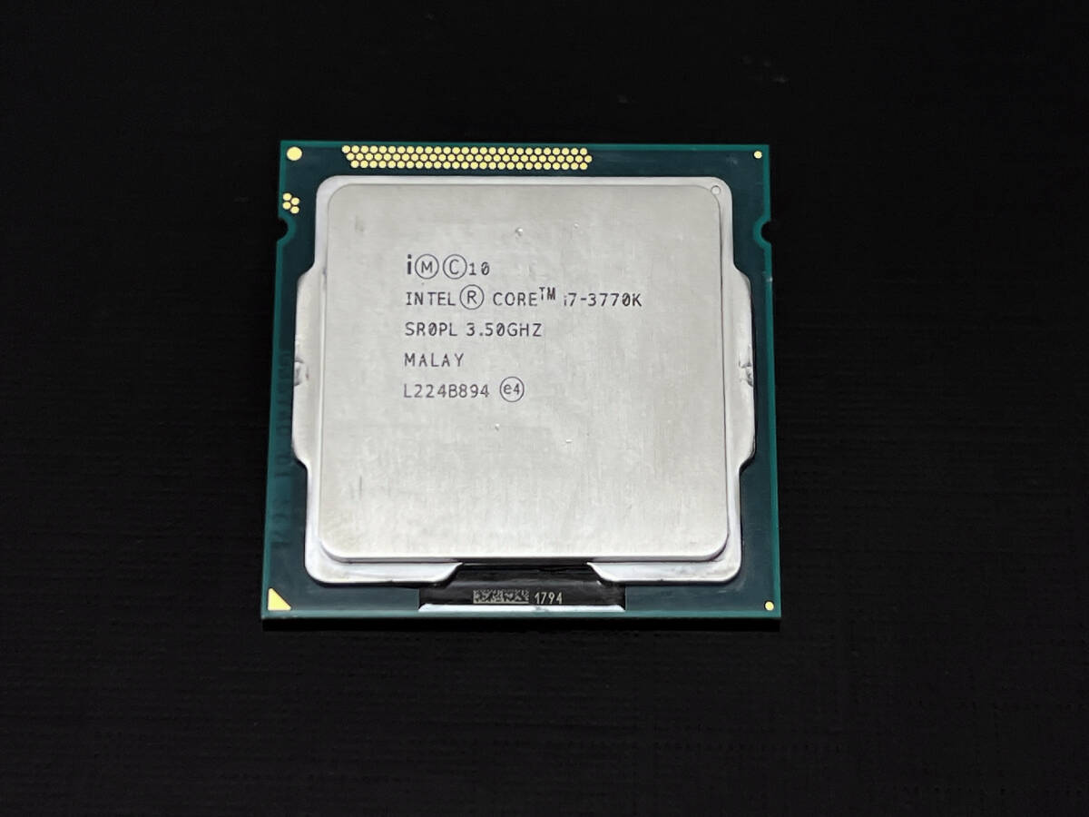Intel Core i7-3770K [3.5GHz～3.9GHz] SR0PL / LGA1155 動作確認済_画像1