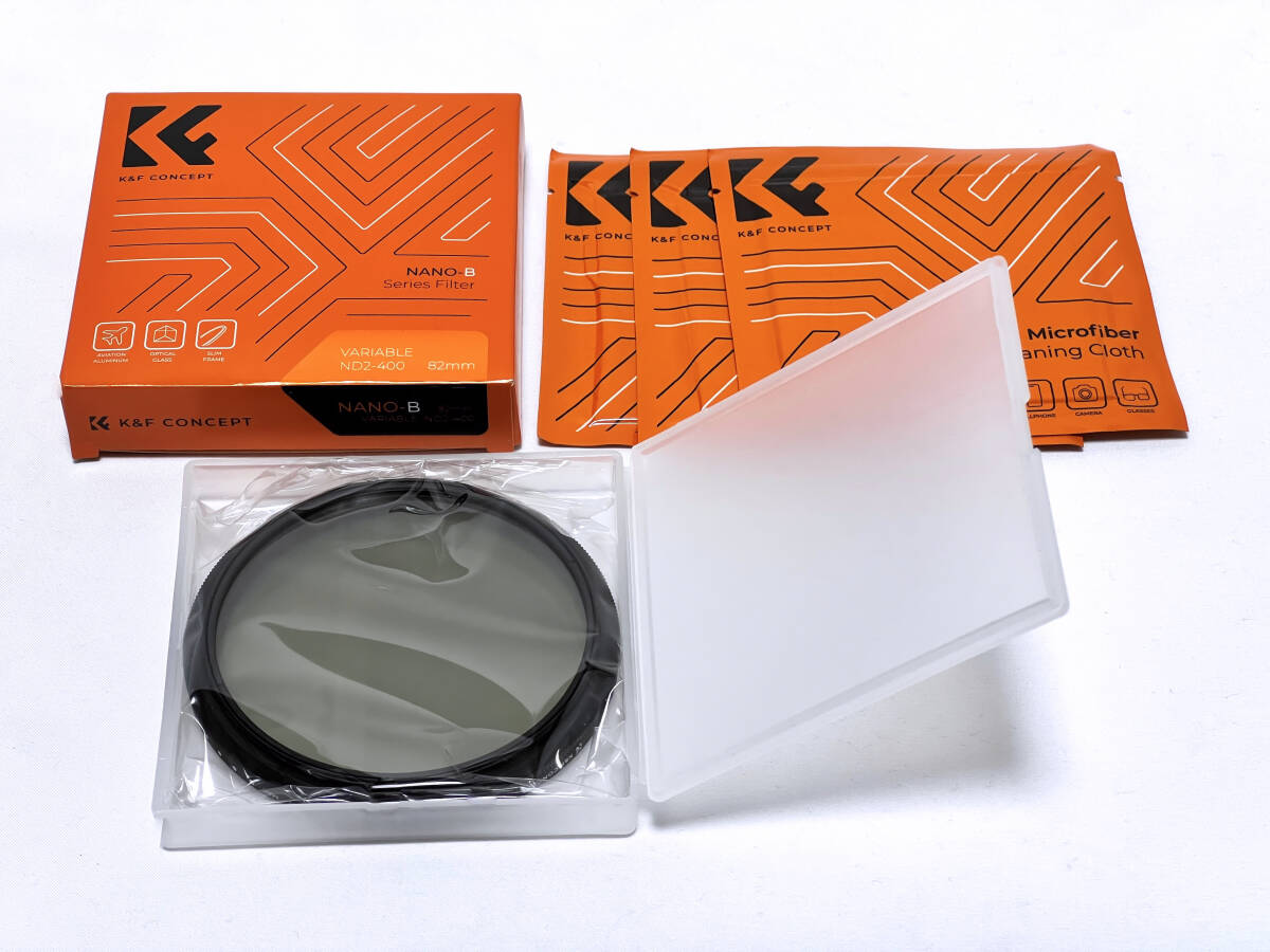 K&F Concept 82mm 可変NDフィルター ND2-ND400 【NANO-Bシリーズ可変ND】_画像4