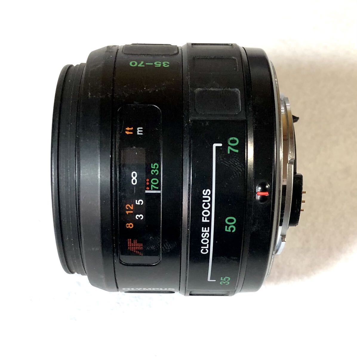 m316 カメラ用レンズ【OLYMPUS AF ZOOM 35-70mm】オリンパス ズーム OM707専用 JUNK フロント リア キャップ付_画像3