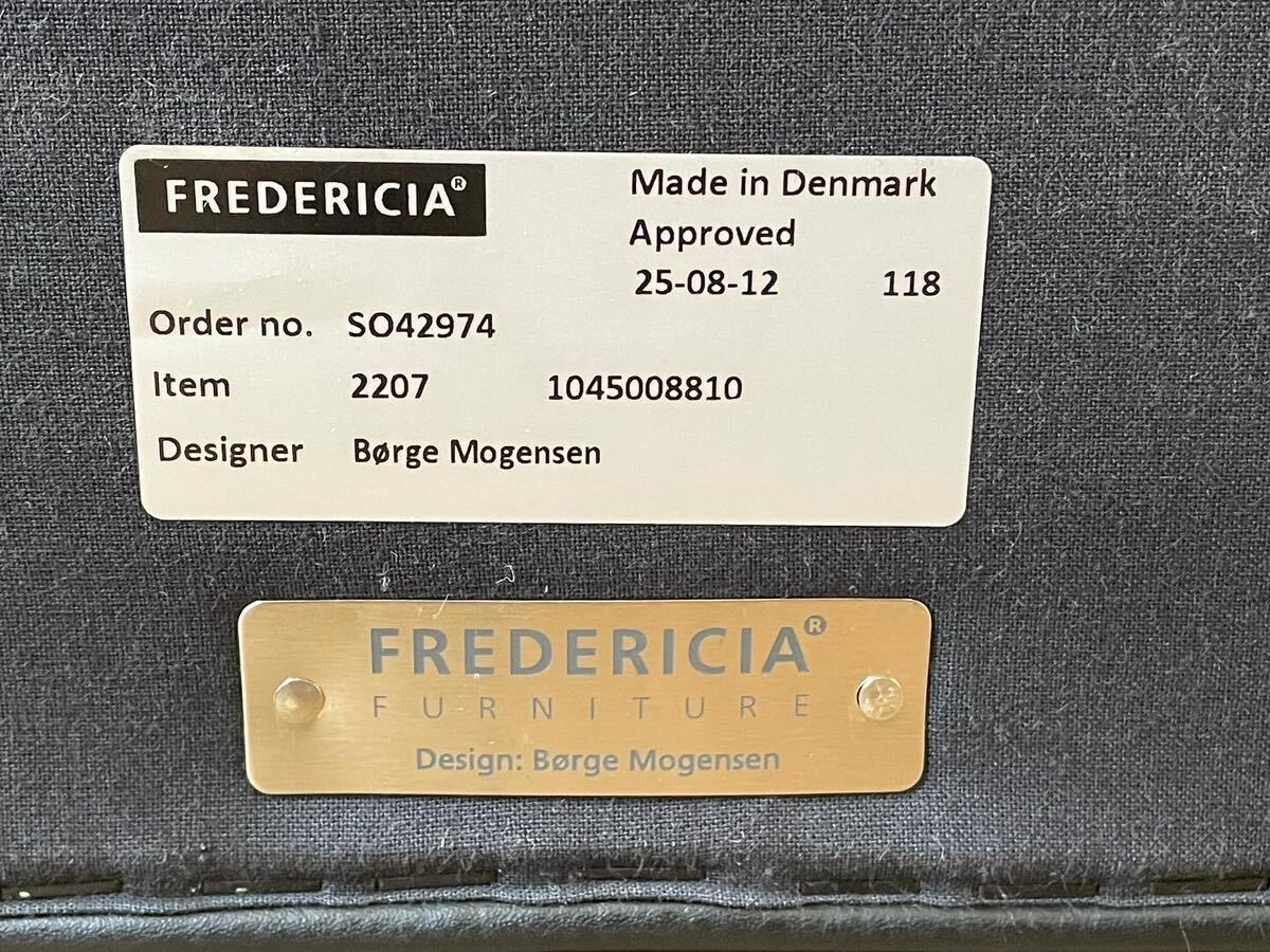 美品■FREDERICIAフレデリシア Mogensen Club Chair model2207 ボーエモーエンセン モーエンセンクラブチェア 158万円 デンマーク 1pソファの画像8