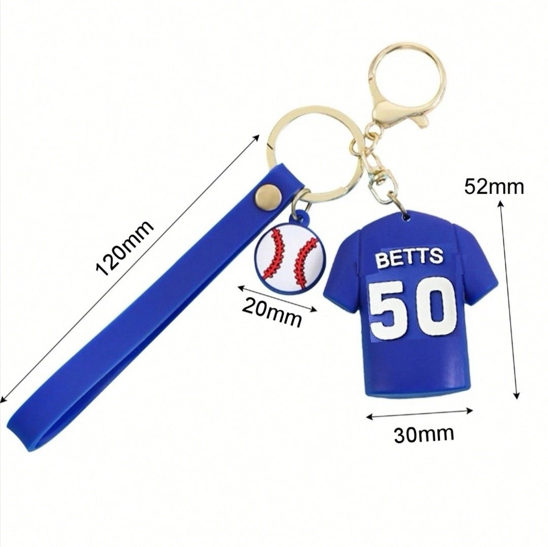 MLB ロサンゼルス ドジャース ユニフォーム キーホルダー MLB ロサンゼルス ドジャース ユニフォーム キーホルダー