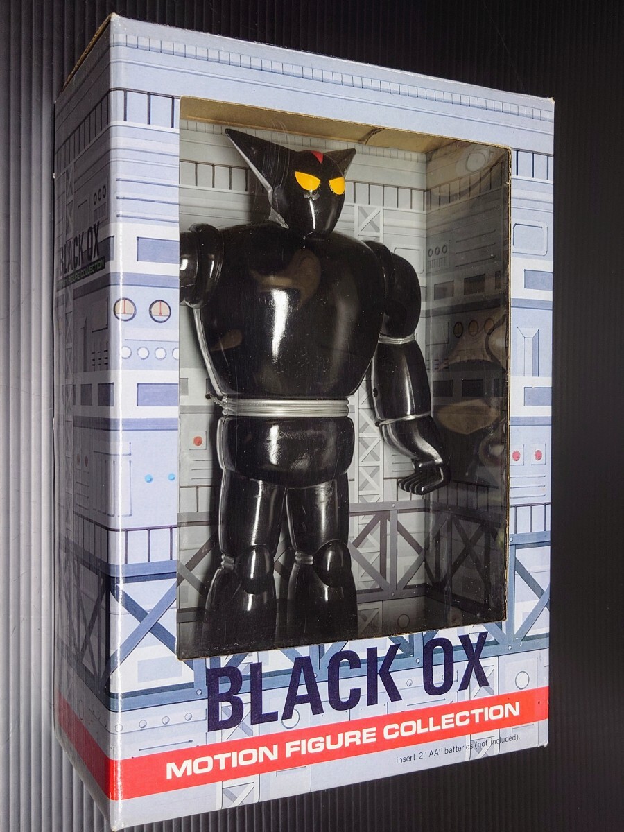  Showa Retro BLACK OX Tetsujin 28 number figure MOTION FIGURE COLLECTION TETSUJIN 28 photographing therefore breaking the seal. unused goods ( robot anime width mountain brilliance )