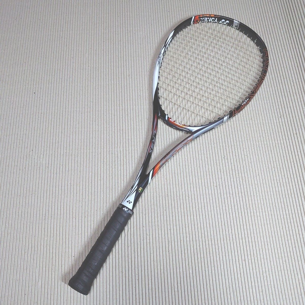 レーザーラッシュ9s YONEX テニスラケット　オレンジ　シルバー