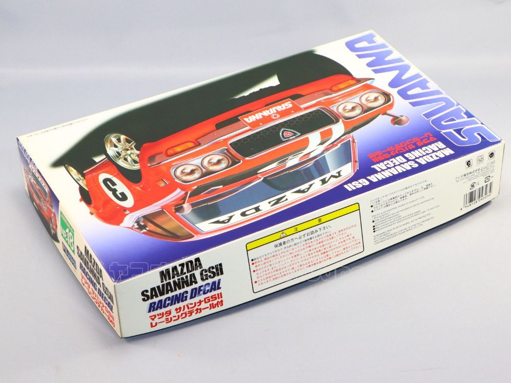 【フジミ】1/24 マツダ サバンナ GSⅡ 前期型 レーシング FUJIMI MAZDA SAVANNA RX-3 未開封 未組立 当時モノ レア_画像3