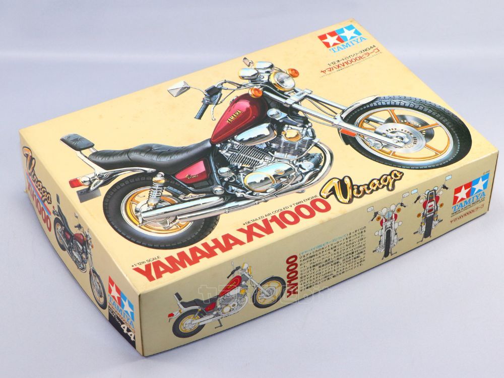 【小鹿タミヤ】1/12 ヤマハ XV1000 ビラーゴ TAMIYA YAMAHA Virago 未開封 未組立 当時モノ 1985年版_画像2