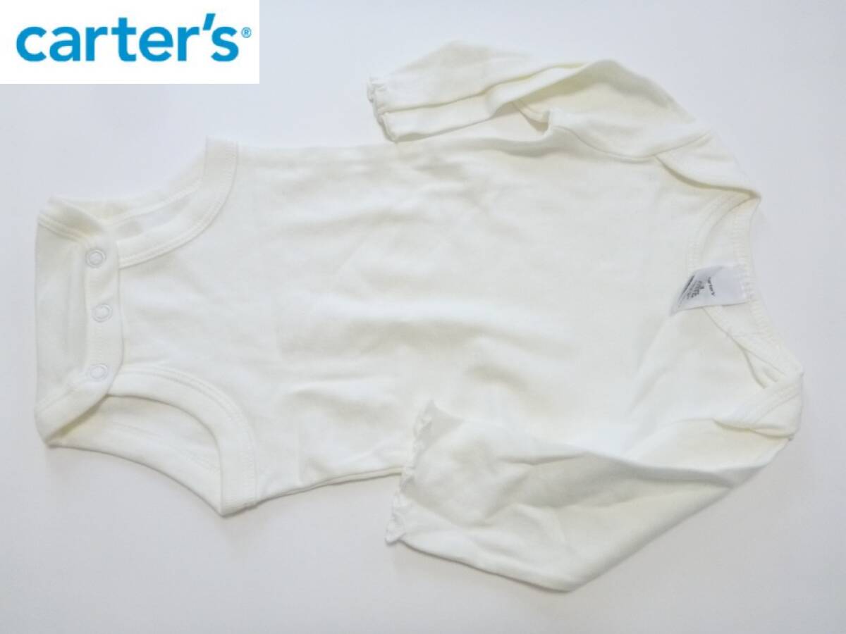 新品未使用 carter's カーターズ ★人気ブランド　白　長袖　Tシャツ　3ｍ　60_画像1