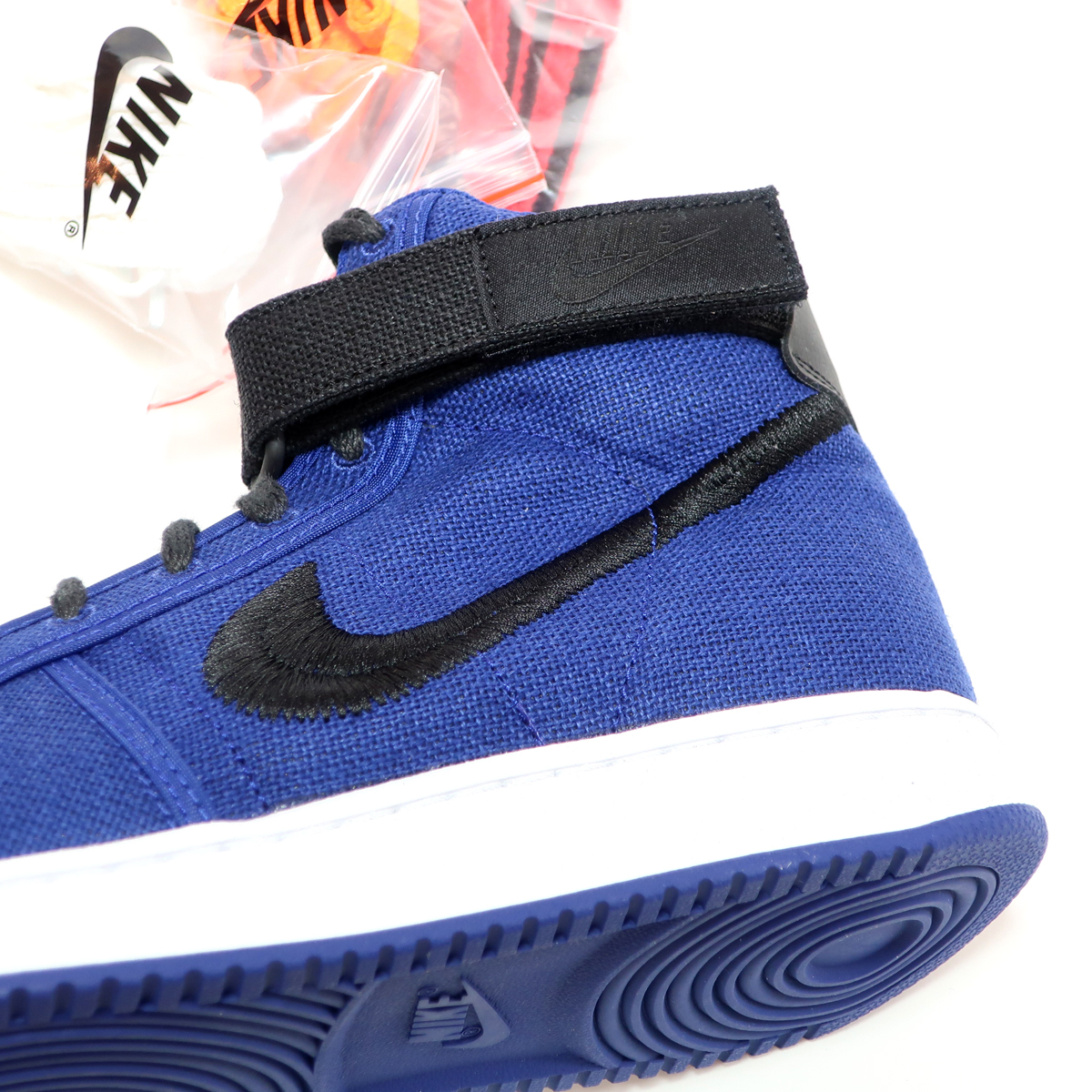 STUSSY x NIKE VANDAL HIGH SP DEEP ROYAL BLUE/BLACK US7.5 25.5cm ステューシー x ナイキ コラボ バンダル ハイ ブルー/ブラック 青黒_画像7