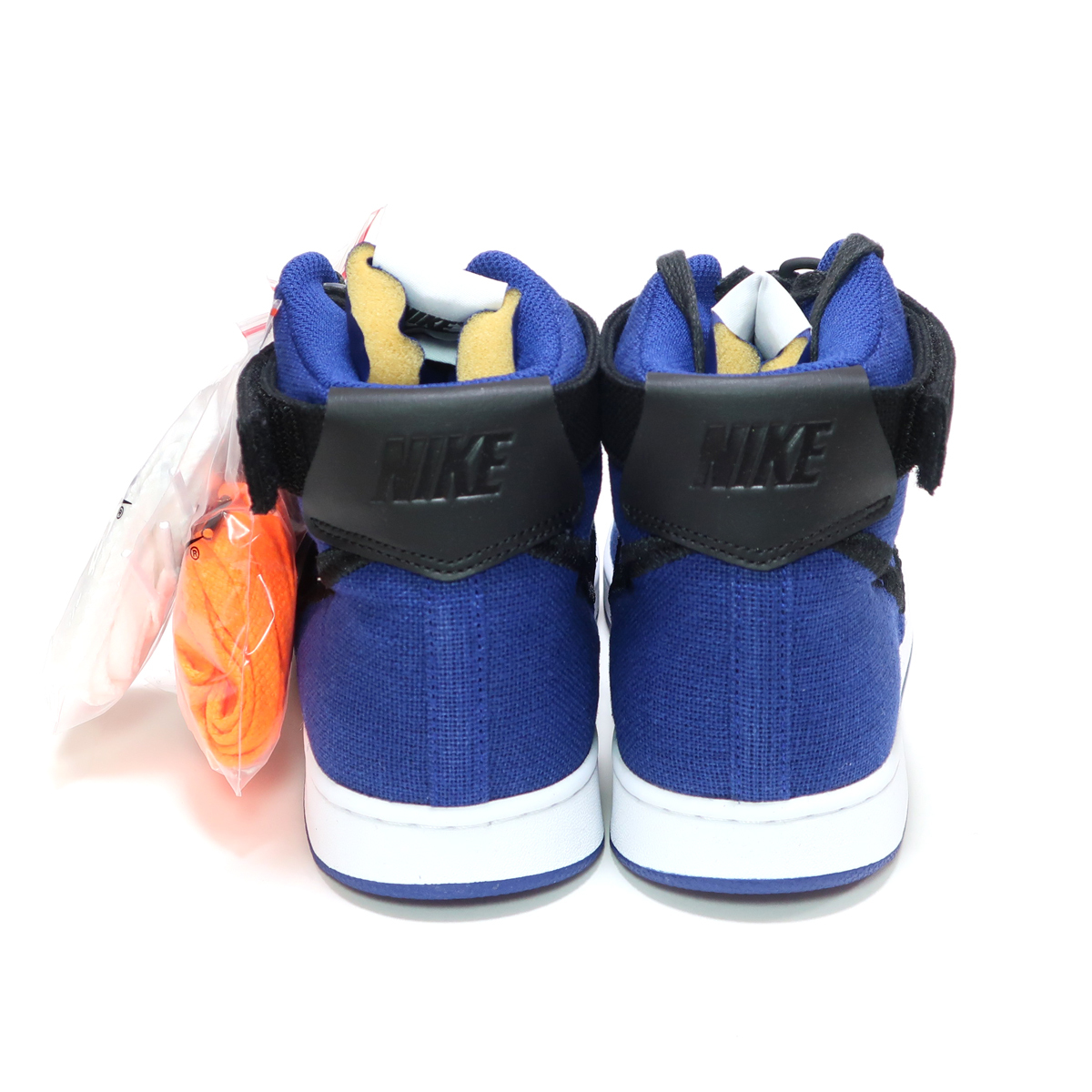 STUSSY x NIKE VANDAL HIGH SP DEEP ROYAL BLUE/BLACK US9.5 27.5cm ステューシー x ナイキ コラボ バンダル ハイ ブルー/ブラック 青黒_画像3