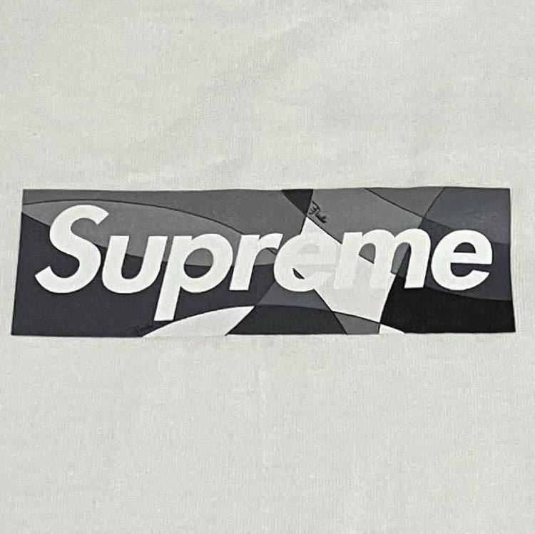 【希少】Supreme×Emilio Pucci　Box Logo Tee　コラボTシャツ　ボックスロゴ　USA製　シュプリーム　エミリオプッチ　タグ付き　21SS