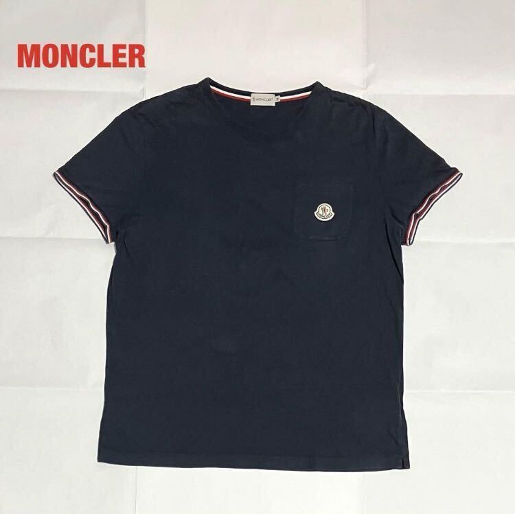 海外規格 【人気】MONCLER モンクレール ポケットTシャツ トリコロール