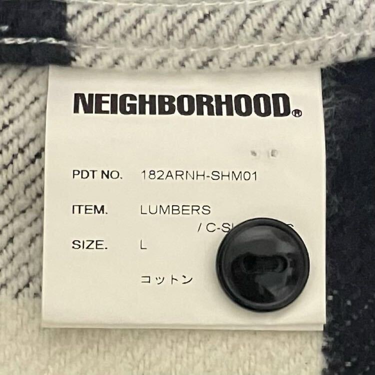 【人気】NEIGHBORHOOD　ネイバーフッド　ネルシャツ　オンブレシャツ　バイカラー　バッファローチェック柄　胸ポケット　182ARNH-SHM01_画像8