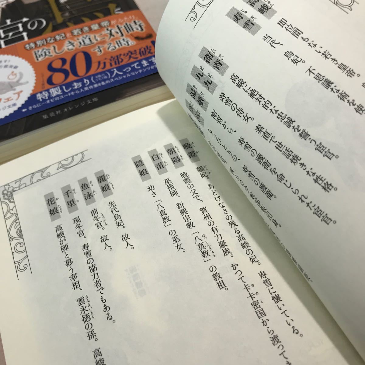 R13▲ 後宮の鳥　全7巻セット　白川紺子/著　集英社オレンジ文庫　2019年-22年発行　帯付き　美本　▲240305 _画像7