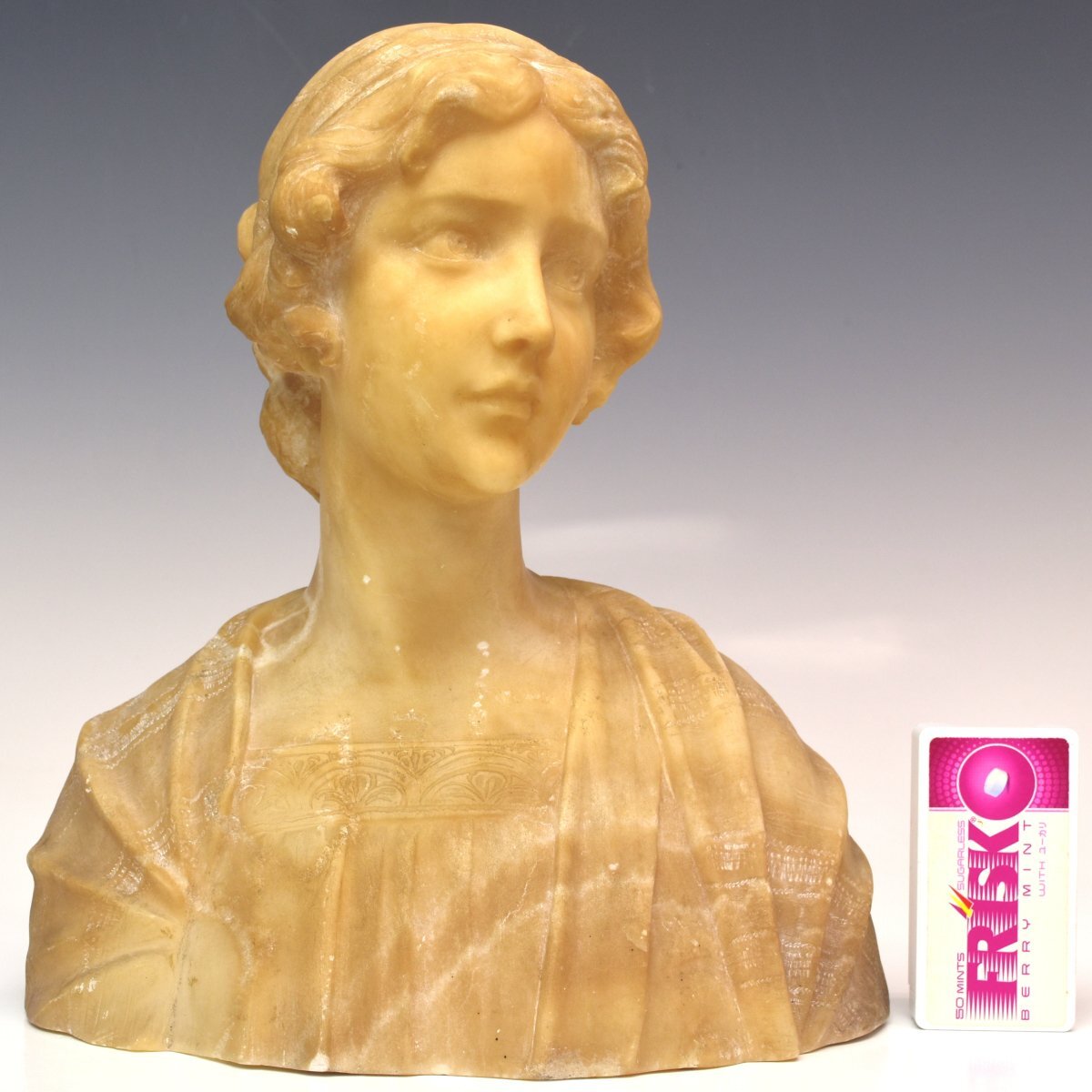 [. comfort ] West fine art era marble alaba start material [ woman . image ] height 22cm genuine article guarantee L2051