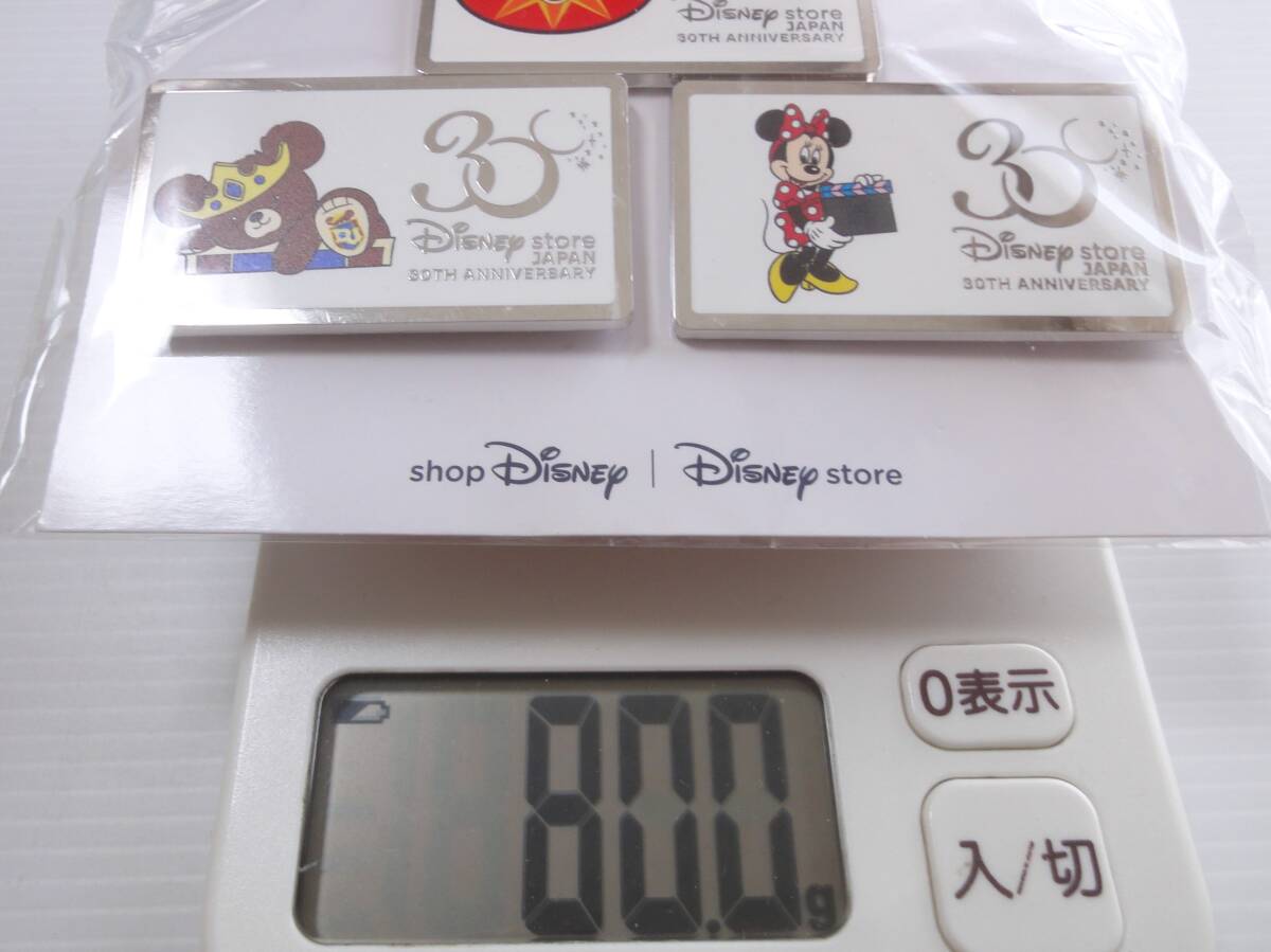 ディズニーストア30周年 オリジナルピンバッジ3個 DISNEY store JAPAN 30TH ANNIVERSARY 非売品 未開封_画像8