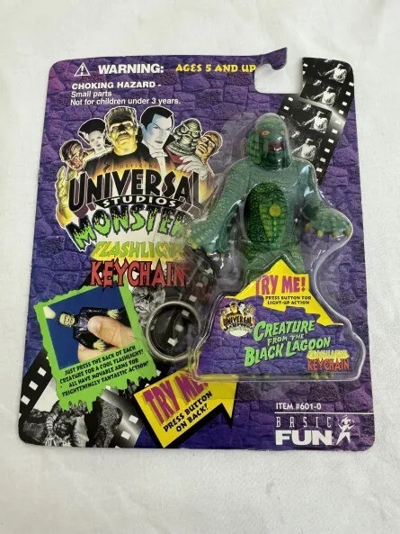 3390　【未開封】UNIVERSAL　STUDIOS　MONSTERS　キーホルダー　セット　狼男・フランケンシュタイン・ミイラ男・半魚人_画像3