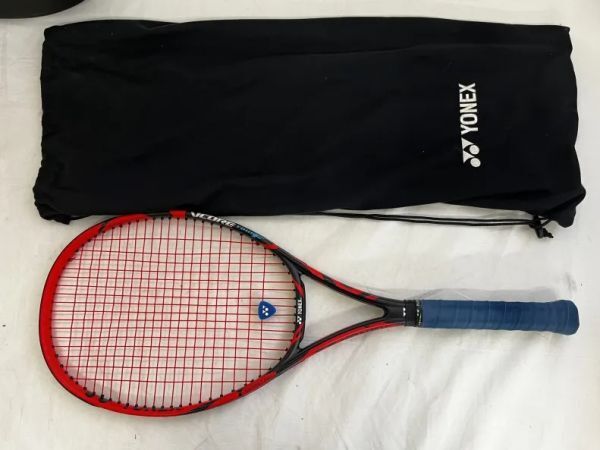 3372　YONEX　テニスラケット(2本セット・バッグ付き)+WIMBLEDON STABILIZER CH 25ラケット_画像6