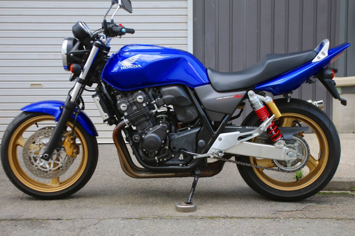 CB400SUPER FOUR VTEC Revo/NC42/インジェクション/走行少人気のブルー/写真80枚以上掲載/生産終了絶版車両/車検ありますの画像2