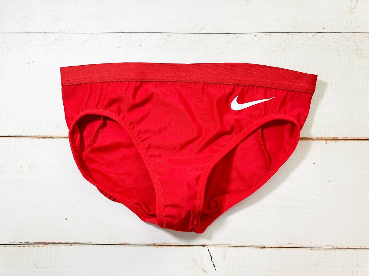 【即決】Nike ナイキ 女子陸上 レーシングブルマ ショーツ パンツ Red 海外M_画像1