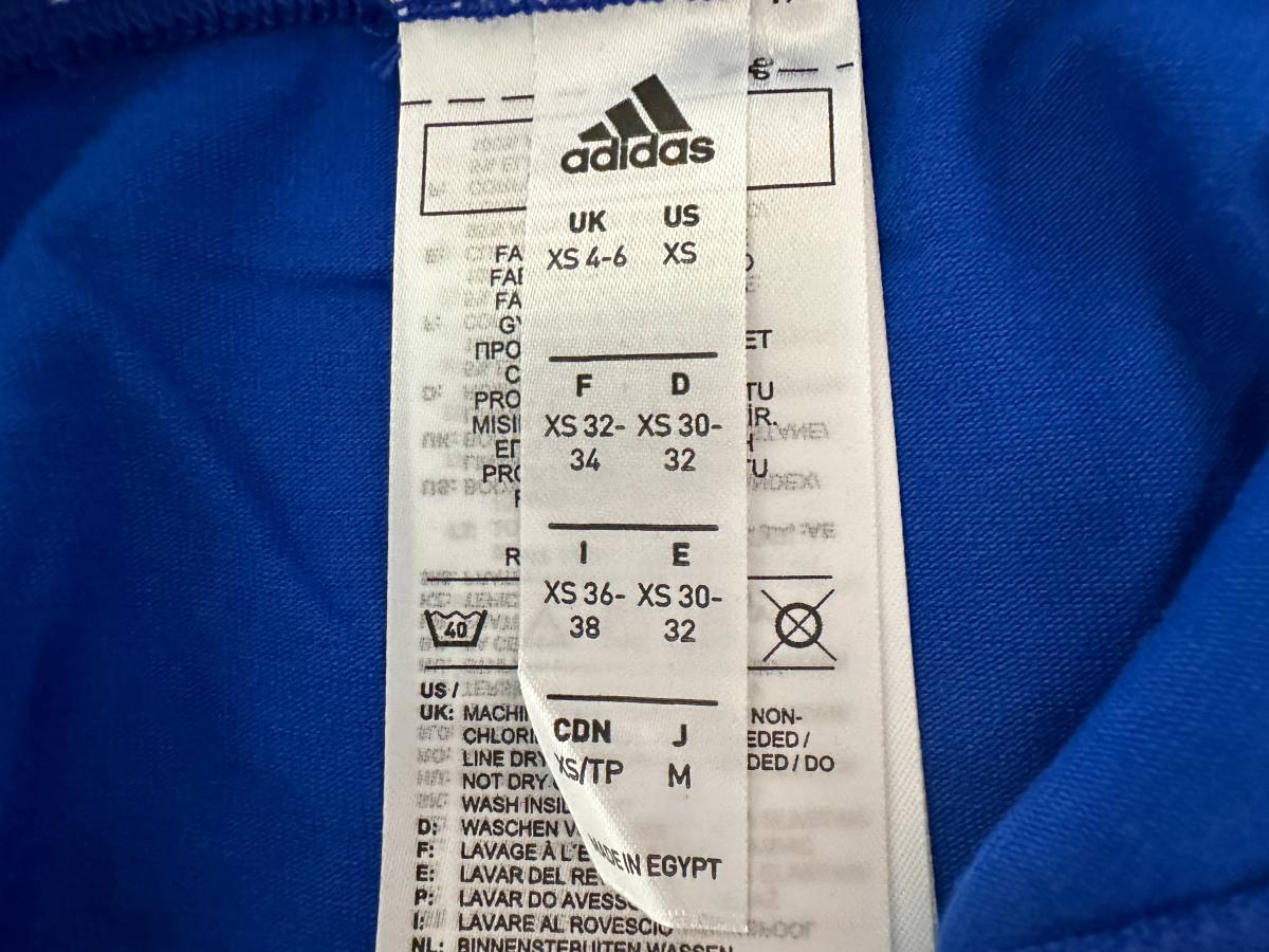 【即決】adidas アディダス レーシングショーツ(インナー用) 女性用 下着 ブルマ tape Blue 海外XSの画像7