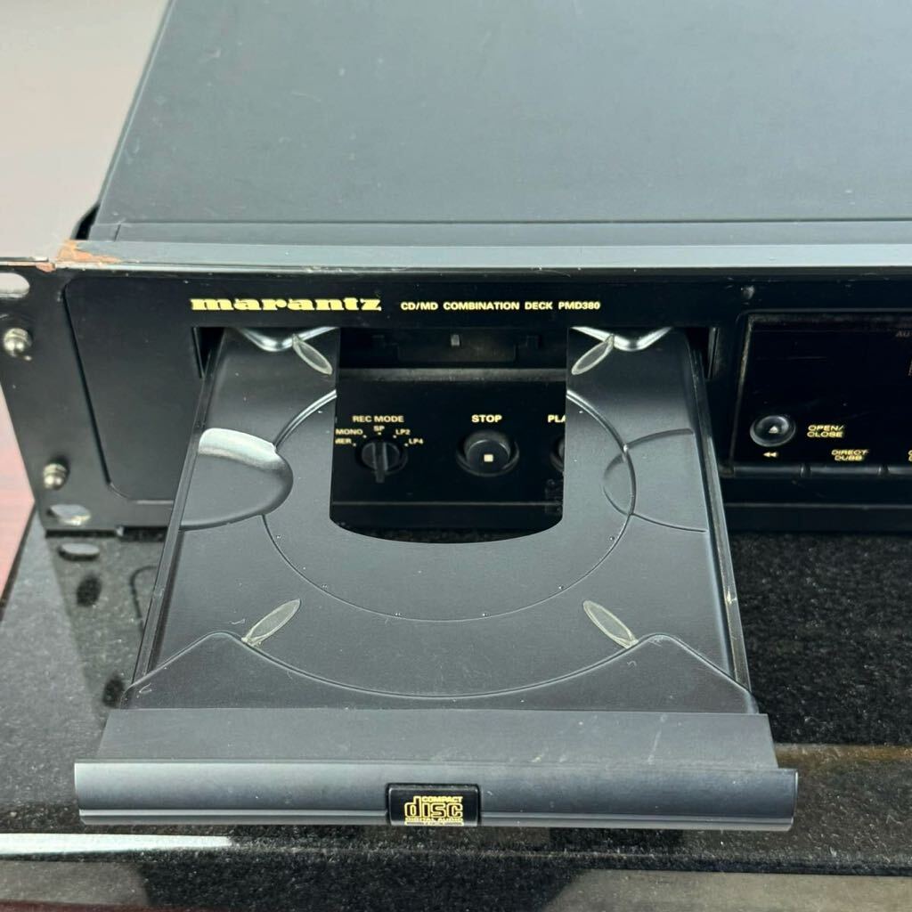 marantz PMD380/F1B マランツ CD/MDデッキ プレーヤー レコーダー 音響 オーディオ コンビネーションデッキの画像9