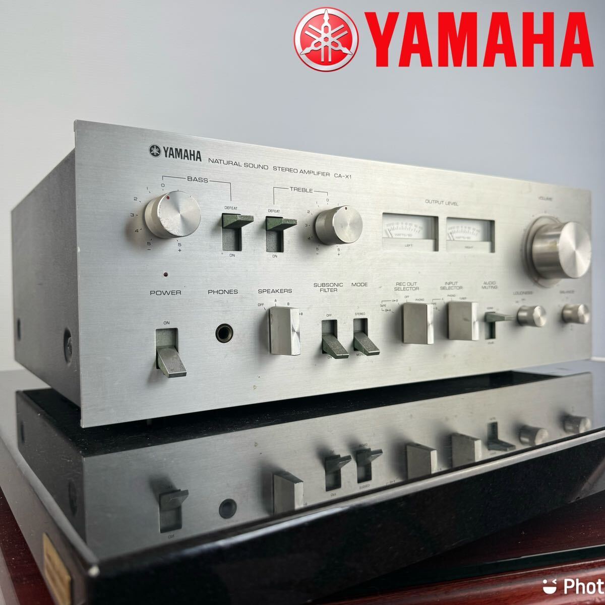 【銘機】YAMAHA プリメインアンプ CA-X1 メタルキャントランジスター仕様 ヤマハ 音響 オーディオ ステレオ stereo レトロ