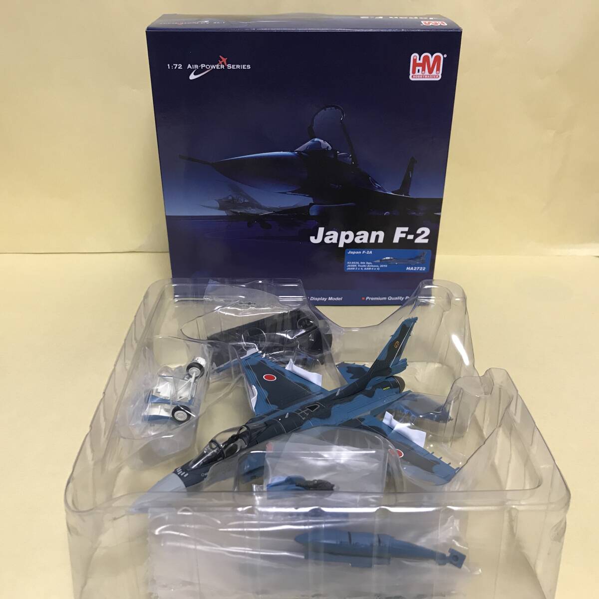 ●1/72　HM　ホビーマスター　HA2722　航空自衛隊F-2A　未展示暗所保管品です。_画像1