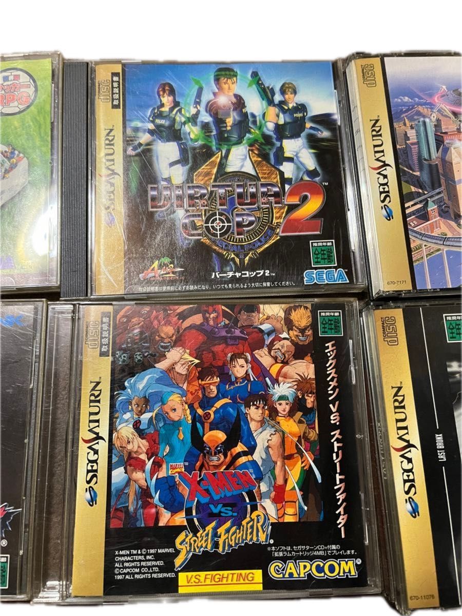 セガサターン SEGA SATURN ソフト　6枚セット　バラ売り不可　餓狼伝説　ストリートファイター他