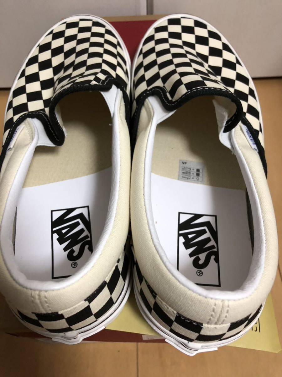 美品VANS バンズ CLASSIC SLIP-ON 98 DX クラシック スリッポン ANAHEIM FACTORY アナハイム ファクトリー US10 28.0cm チェッカーフラッグの画像6