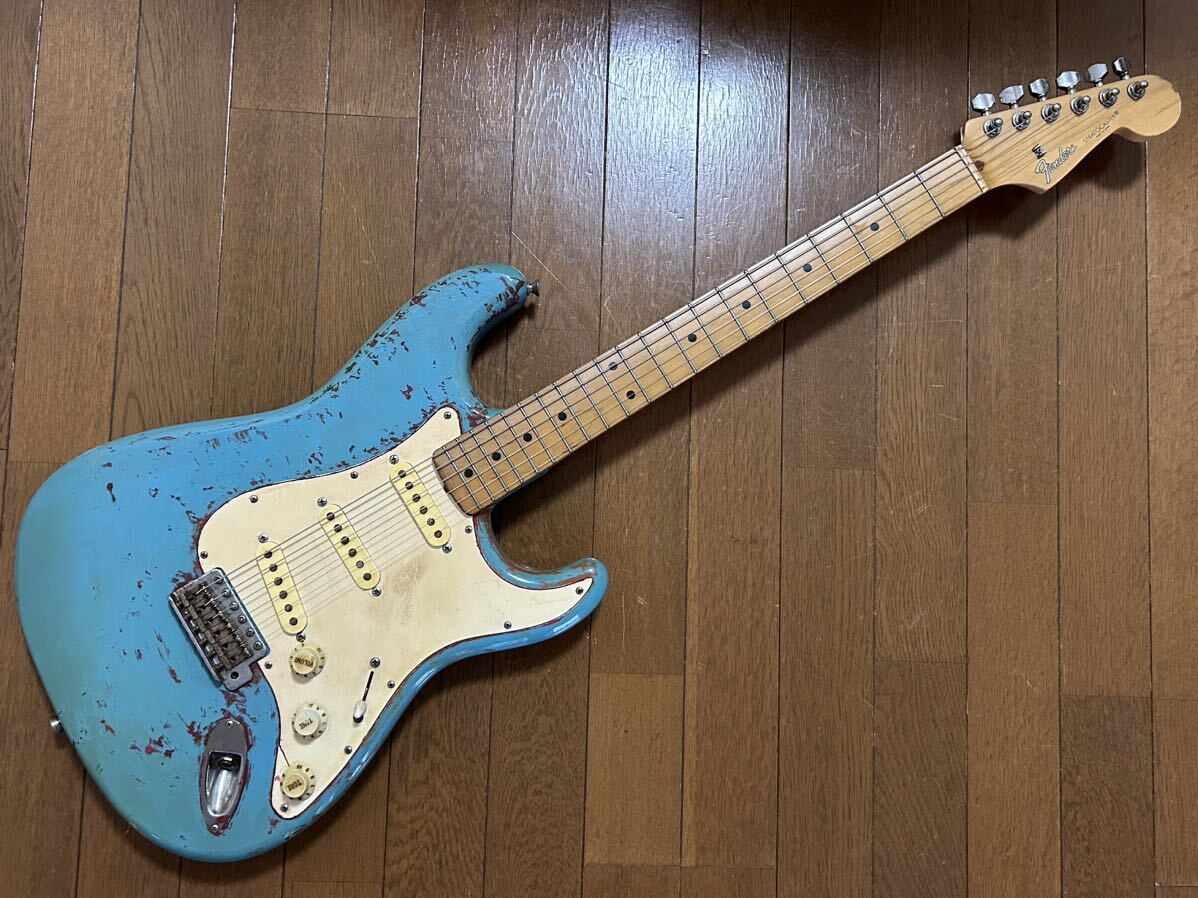 [GT]Fender Japan Stratocaster ST62 SBLフェンダー・ジャパン・ストラトキャスター ソニックブルー MADE IN JAPANのしっかりとした作り!_画像1