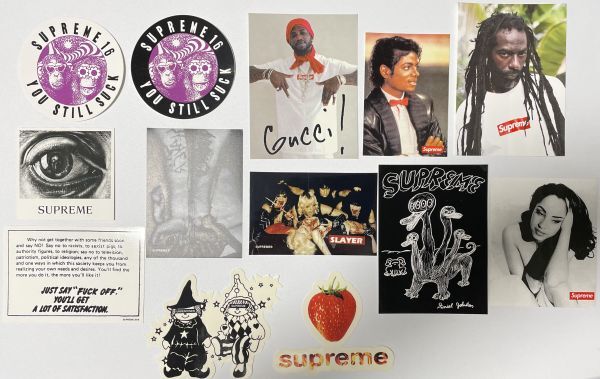 Supreme 歴代 ステッカー 60枚以上 BOX LOGO マイケル・ジャクソン アンダーカバー アキラ nas sade buju etc._画像3