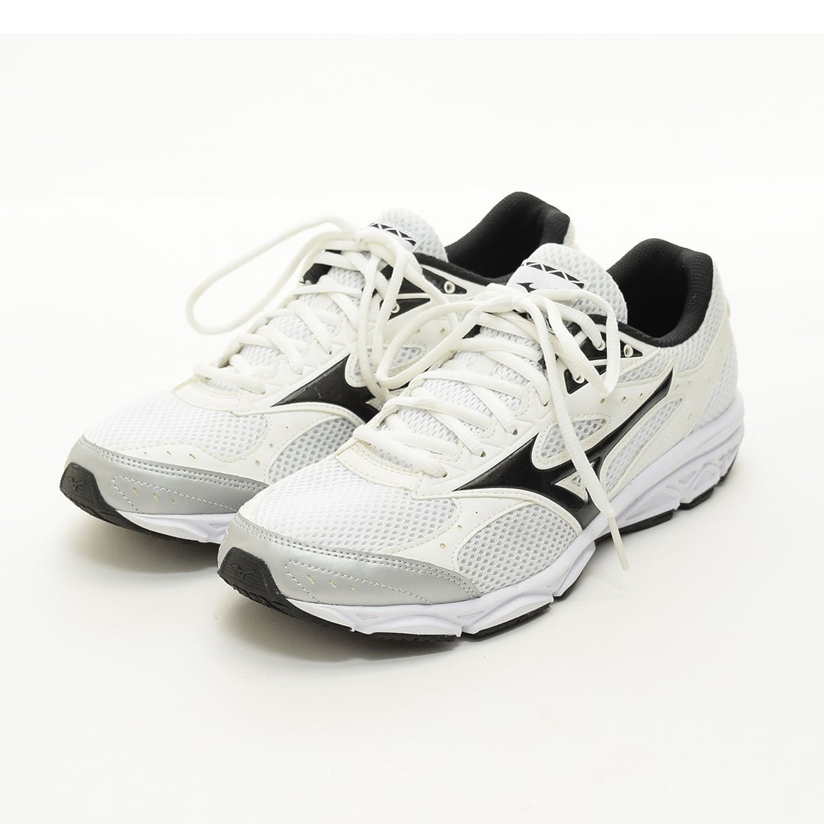 *507573 Mizuno Mizuno * running shoes Maxima i The -20jo silver g sport shoes sneakers size 27.0cm men's white black 