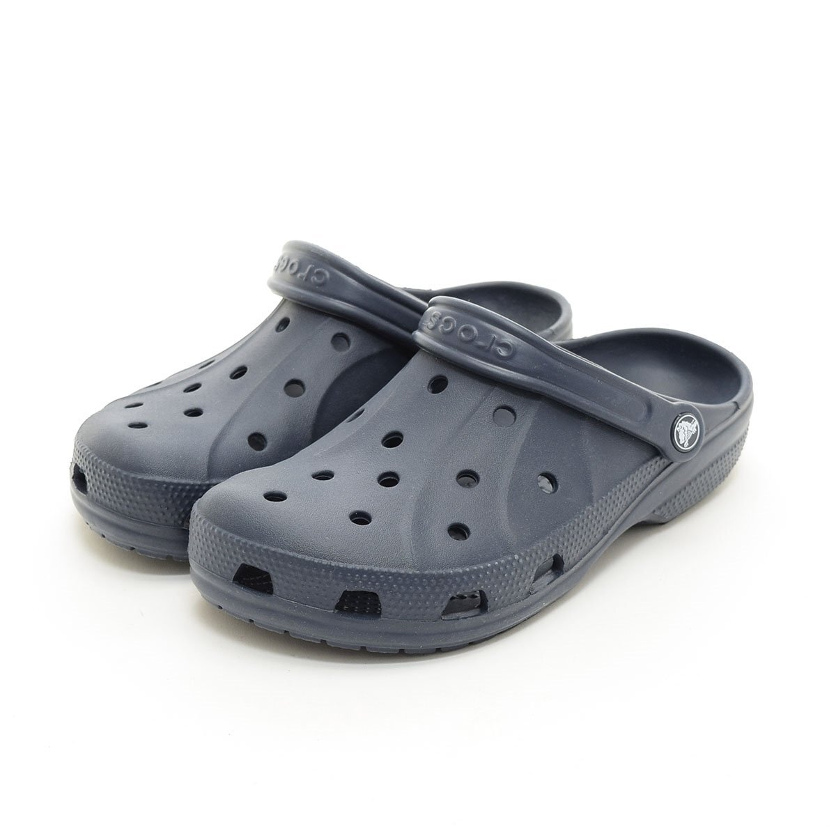 ◆507766 crocs クロックス ◇サンダル サイズM7/25.0cm メンズ ネイビー_画像1