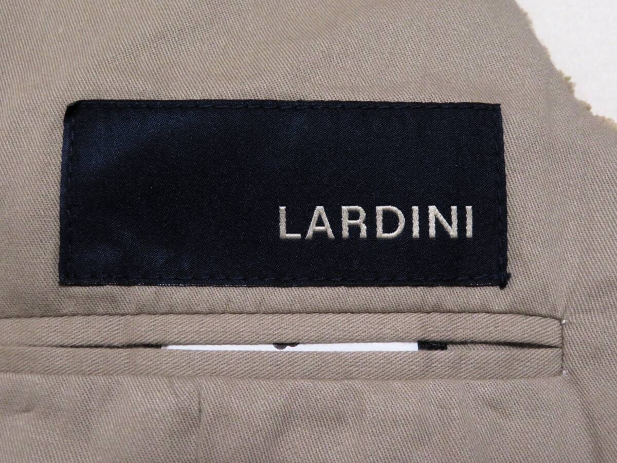 美品 イタリア製 LARDINI ラルディーニ コーデュロイベスト メンズ ジレ 紳士 48REG ベージュ 秋冬春向きの画像5