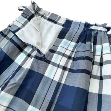 NC710.@ BLUE LABEL CRESTBRIDGE beautiful goods tartan check pleated skirt Burberry check size 38/M