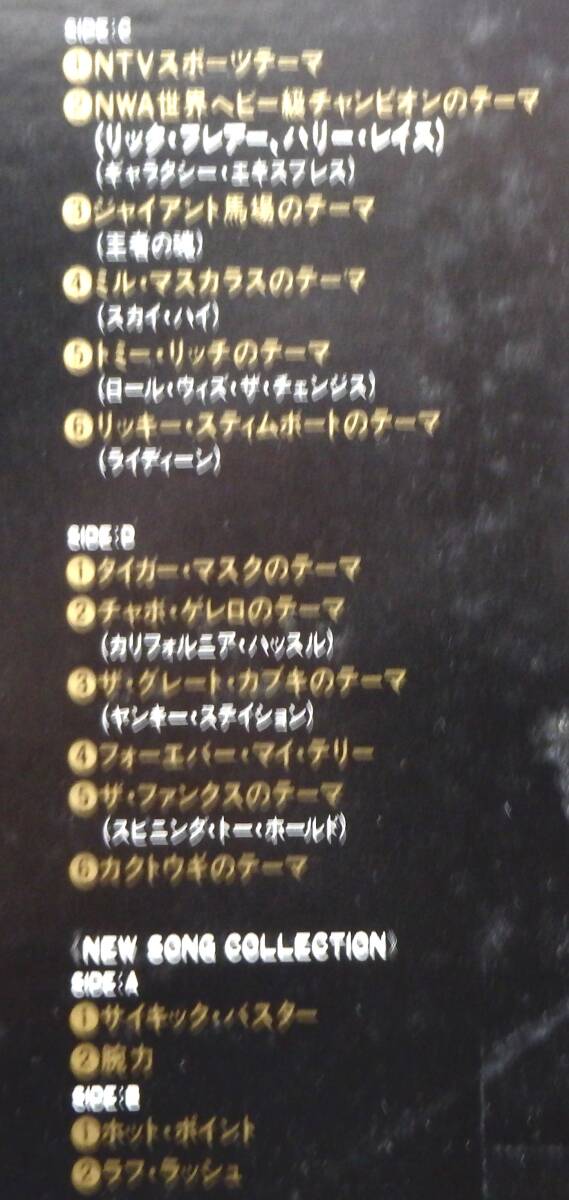 【VJP178】V.A.「プロレス大全集 (The Best Of Pro-Wrestling)」(2LP+EP), 84 JPN(帯) Compilation/白ラベル見本盤　★プロレス・テーマ_画像5